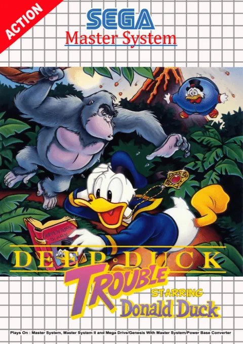Deep Duck Trouble Starring Donald Duck (Europe, Brazil) (En)