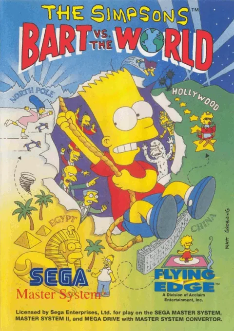 Simpsons, The - Bart vs. The World (Europe, Brazil) (En)