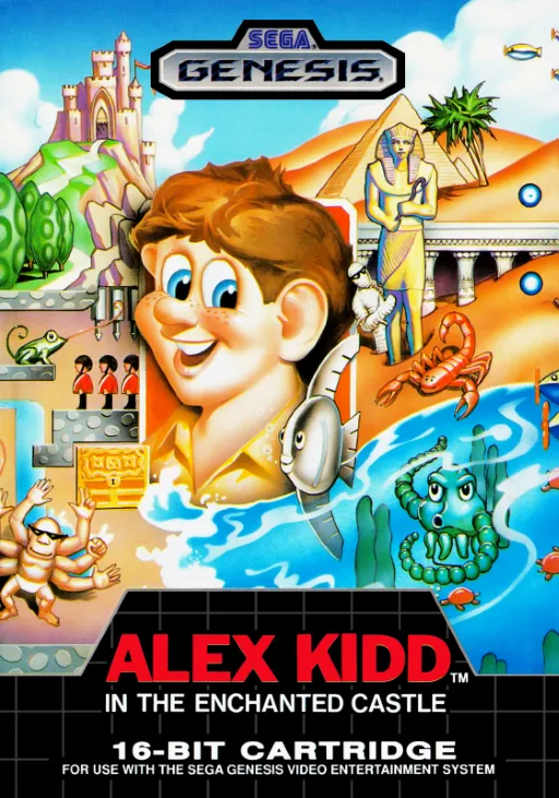 Alex Kidd in the Enchanted Castle (USA)