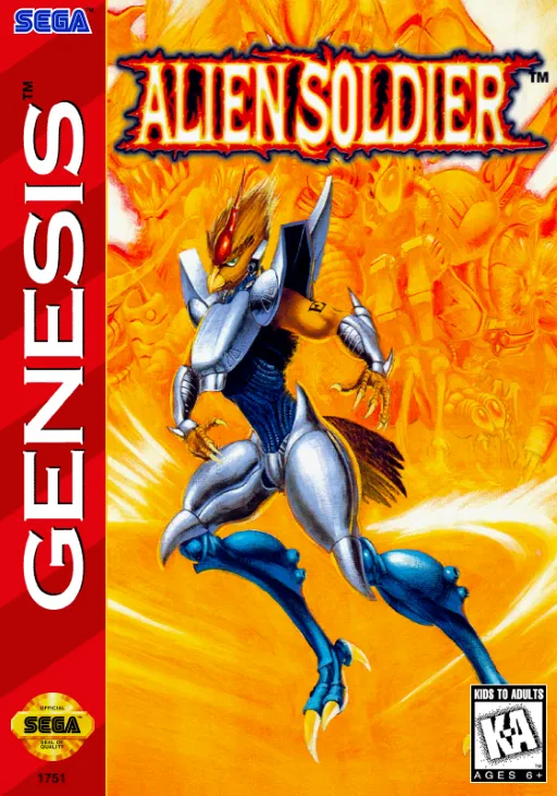 Alien Soldier (USA, Europe) (Switch Online)
