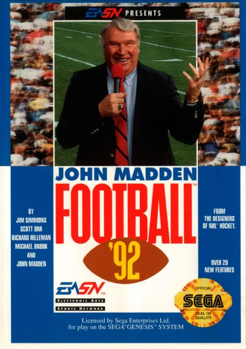 John Madden Football '92 (USA, Europe)
