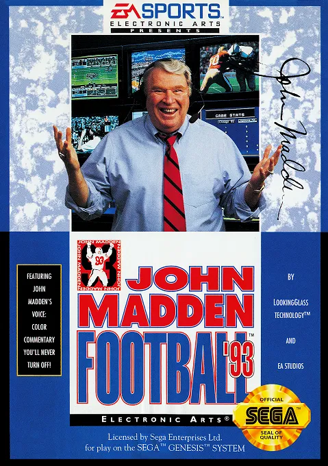 John Madden Football '93 (USA, Europe) (EASN)