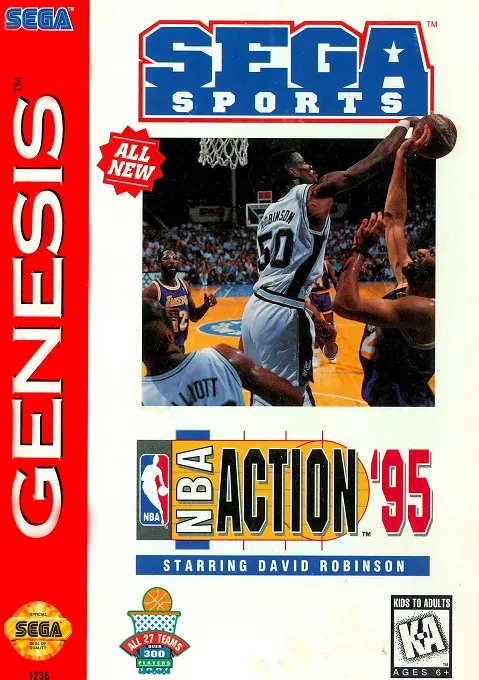 NBA Action '95 Starring David Robinson (USA, Europe) (Beta 25)