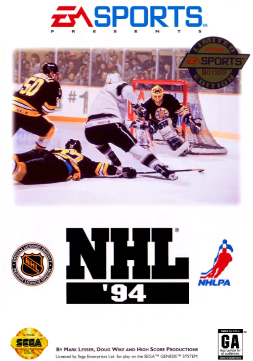 NHL '94 (USA, Europe) (Re-release)