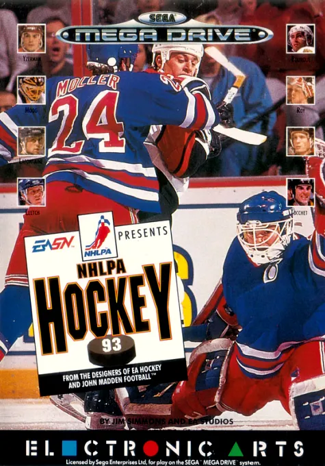 NHLPA Hockey 93 (USA, Europe) (Rev A)