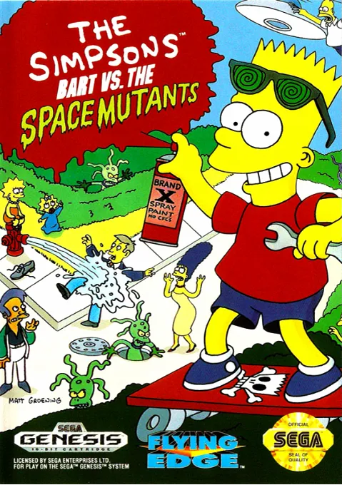 Simpsons, The - Bart vs. the Space Mutants (World) (Unlicensed)