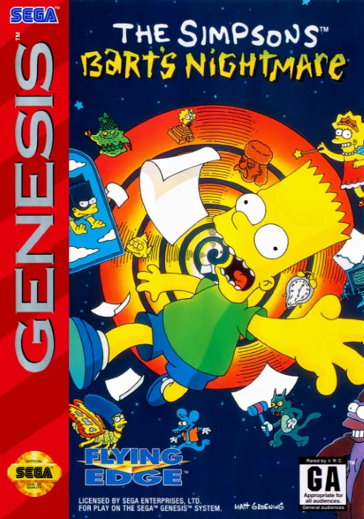 Simpsons, The - Bart's Nightmare (USA, Europe)