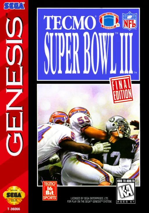 Tecmo Super Bowl III - Final Edition (USA)